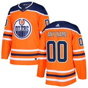 Maillot Hockey NHL Edmonton Oilers Personnalisable Domicile Orange Authentic